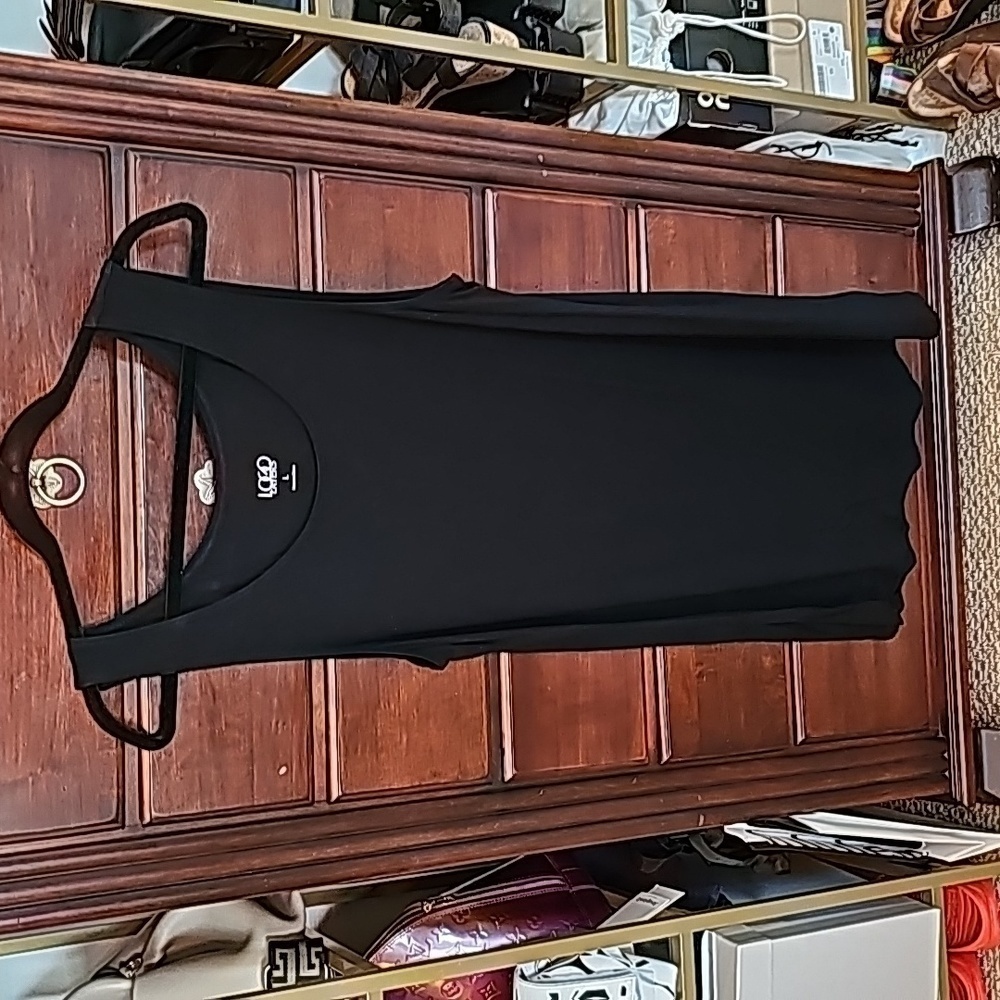 Logo Layers by Lori Goldstein Black Tunic